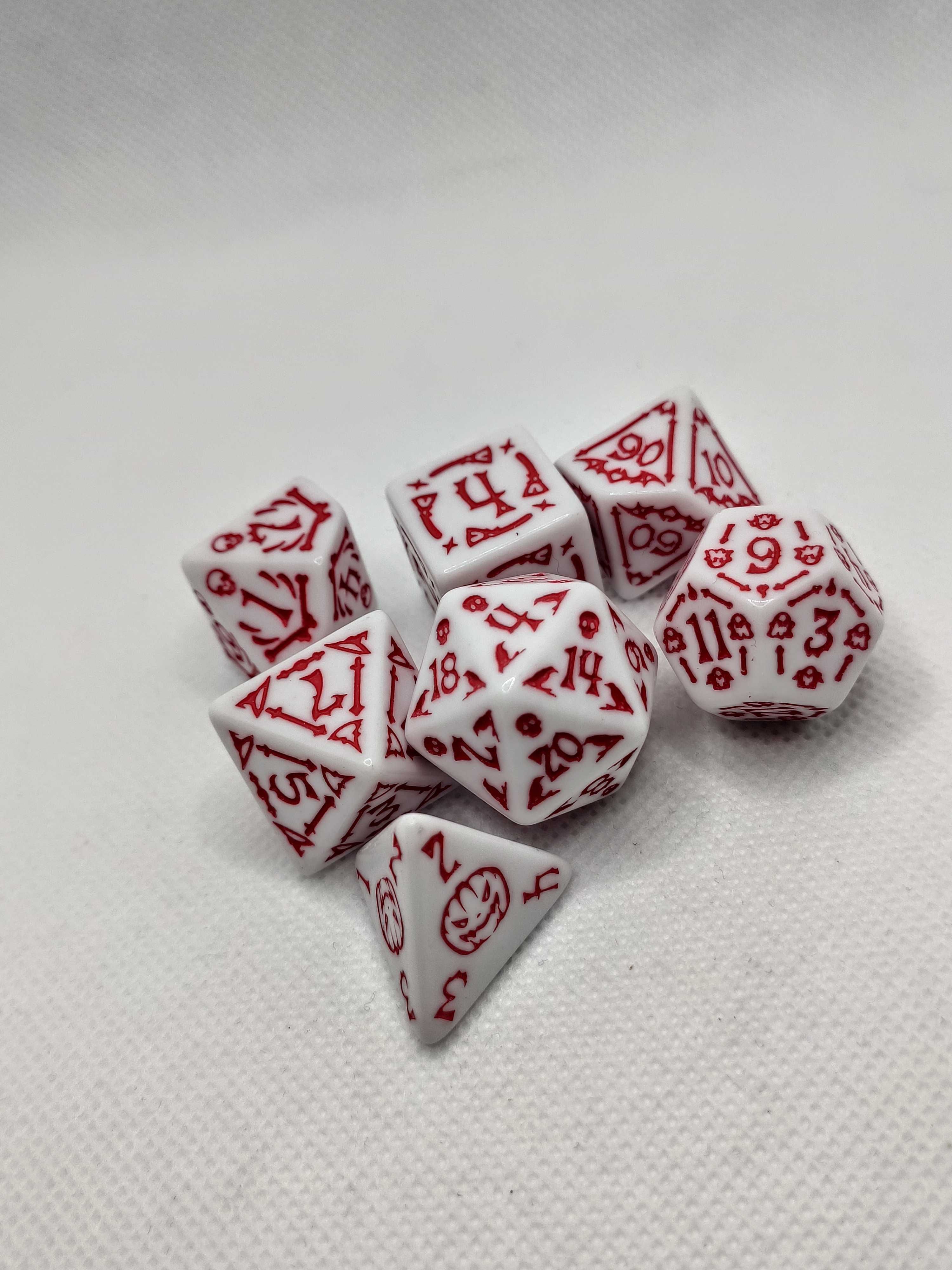 Duchy i Dynie: Kości Wampira - Zestaw 7 kości RPG / dnd