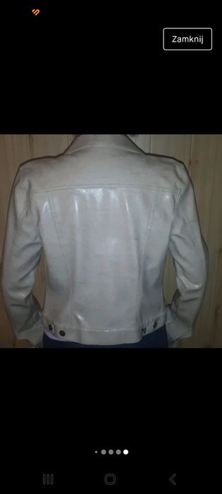 Kurkta katana ramoneska skórzana