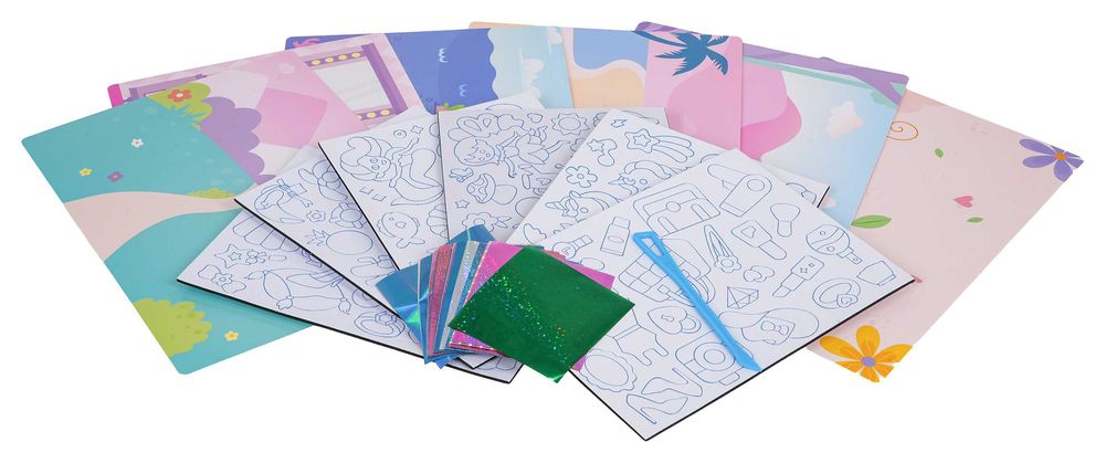 Wyklejanka Księżniczka + Akcesoria ZDZ.8211