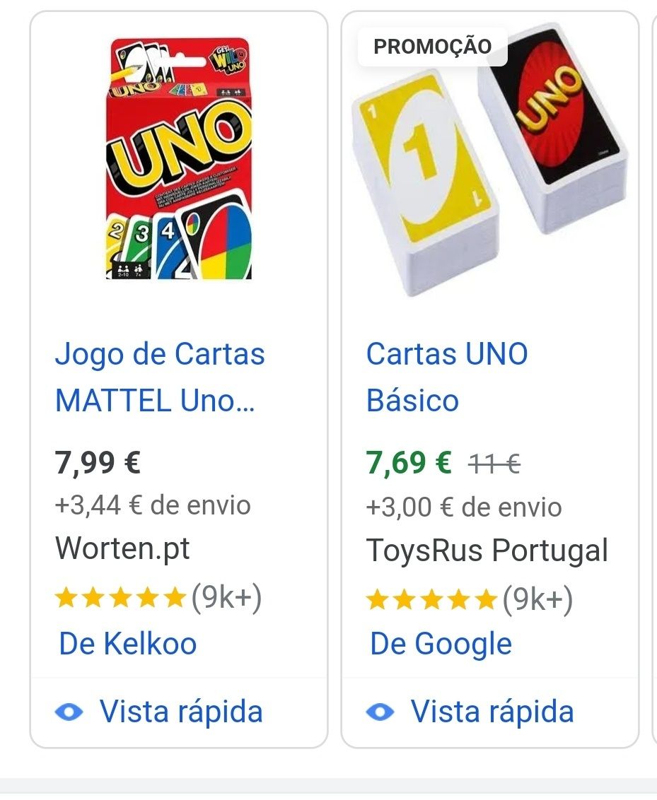 Jogo UNO Novo  várias unidades