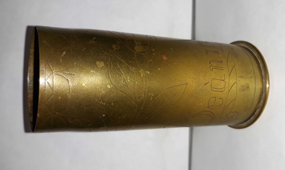 Francuska łuska do działka 37mm Puteaux 1916 rok- sztuka okopowa