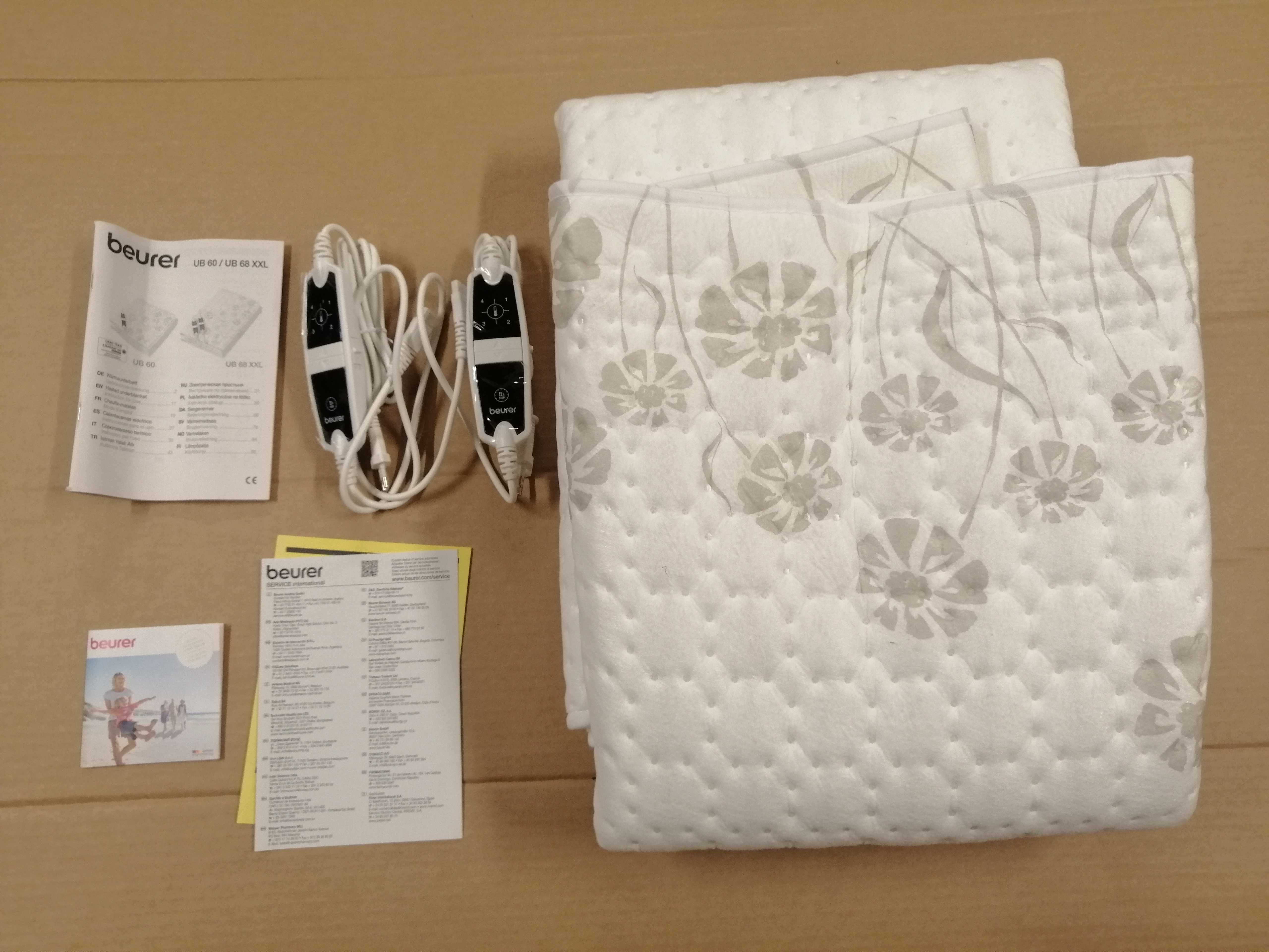 Nakładka elektryczna na łóżko BEURER WELLBEING UB 68 XXL 150x160cm