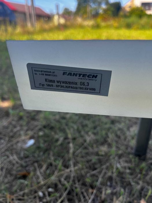 Wentylatory Kanałowe TYPU WOK 11800 m3h 0,75 kW 400V - 8 SZTUK