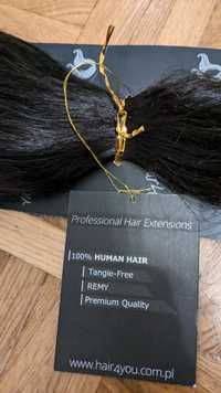 Włosy  naturalne 100% na jednej taśmie 124g.