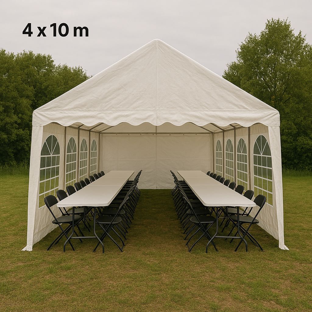 Wynajem namiotu imprezowego 4x10m namiot ekspresowy 3x6 expresowy