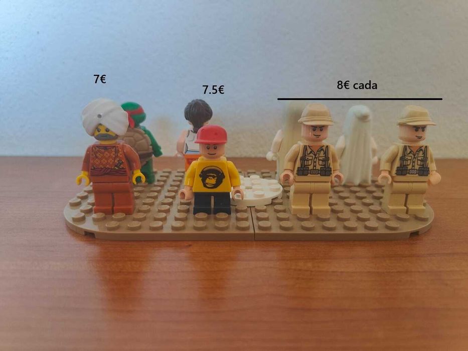 Lote Minifiguras Lego unicas e raras de varios temas