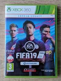 Gra FIFA19 na Xbox 360 oraz zestaw płyt z bajkami do słuchania