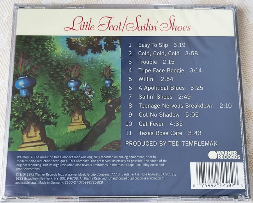 Little Feat - Sailin' Shoes - CD Novo