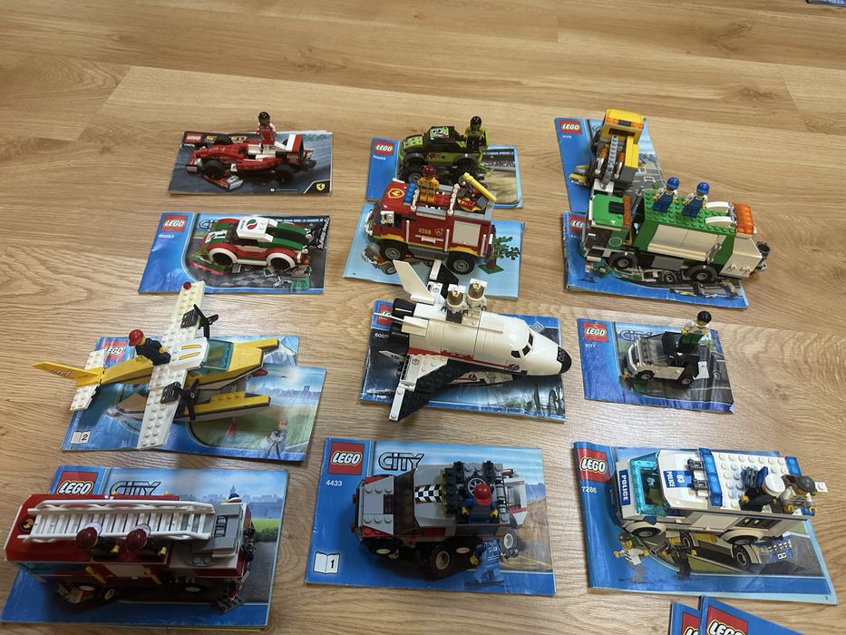 10kg klocków LEGO + zestawy + minifigurki