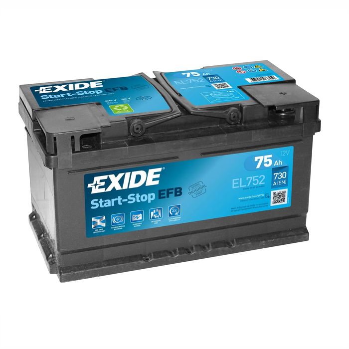 Akumulator Exide Start Stop EFB 75Ah 730A EL752 Rybnik