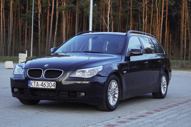 BMW 520d bezawaryjny M47 AUTOMAT SKÓRY ostatnie 10 lat jeden właścicie