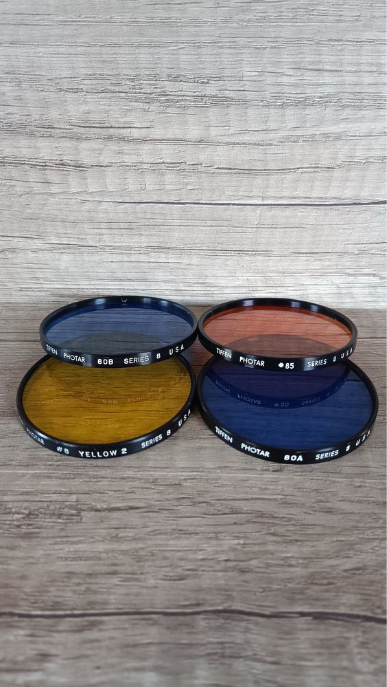 Tiffen PHOTAR Yellow 2, PHOTAR 80B, PHOTAR 80A Series 8, Світлофільтр