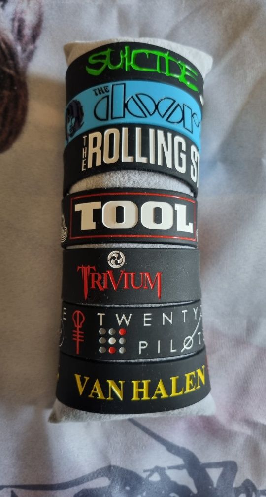 Pulseiras de Bandas Rock Metal