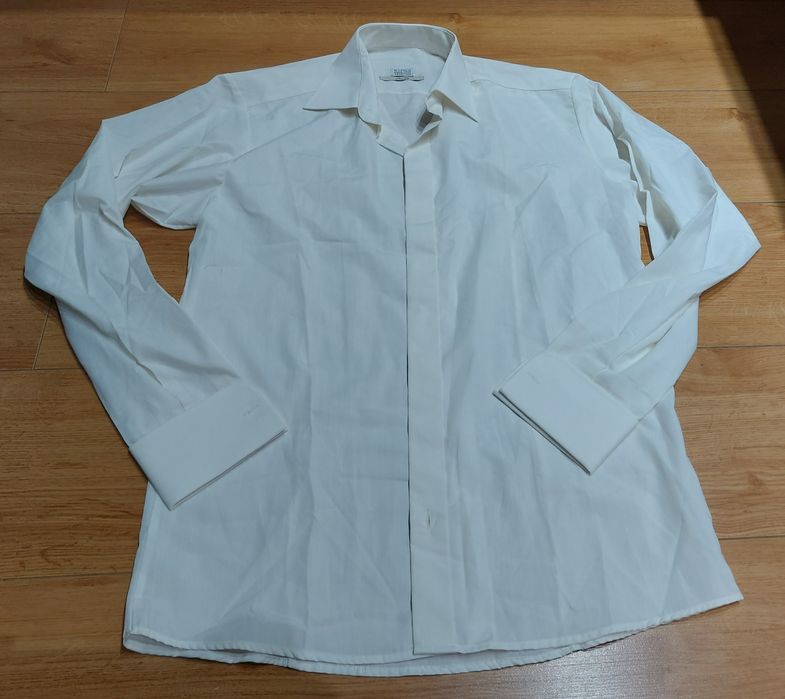 Koszula ślub wypych slim fit 40