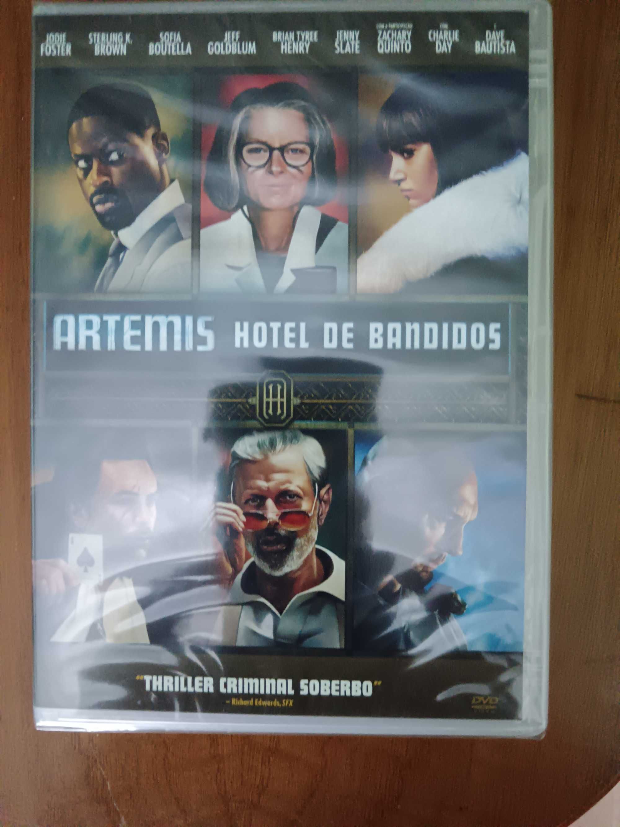 filme dvd original - artemis hotel de bandidos - selado
