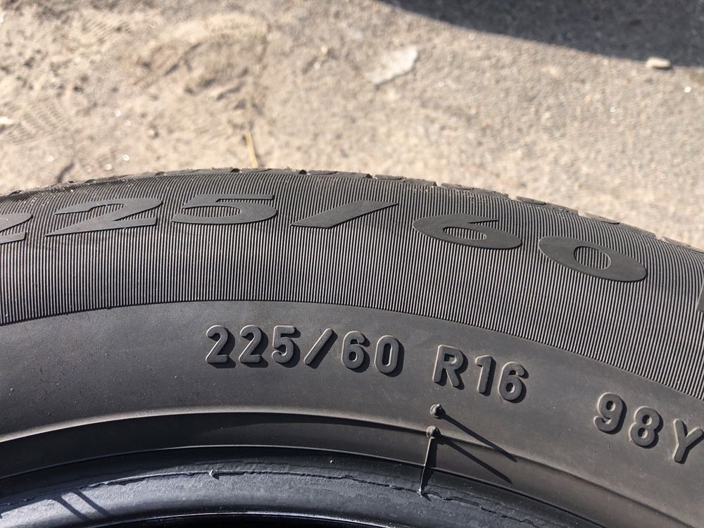 225/60 r16 Pirelli Cinturatp P7 (2019) пара літо