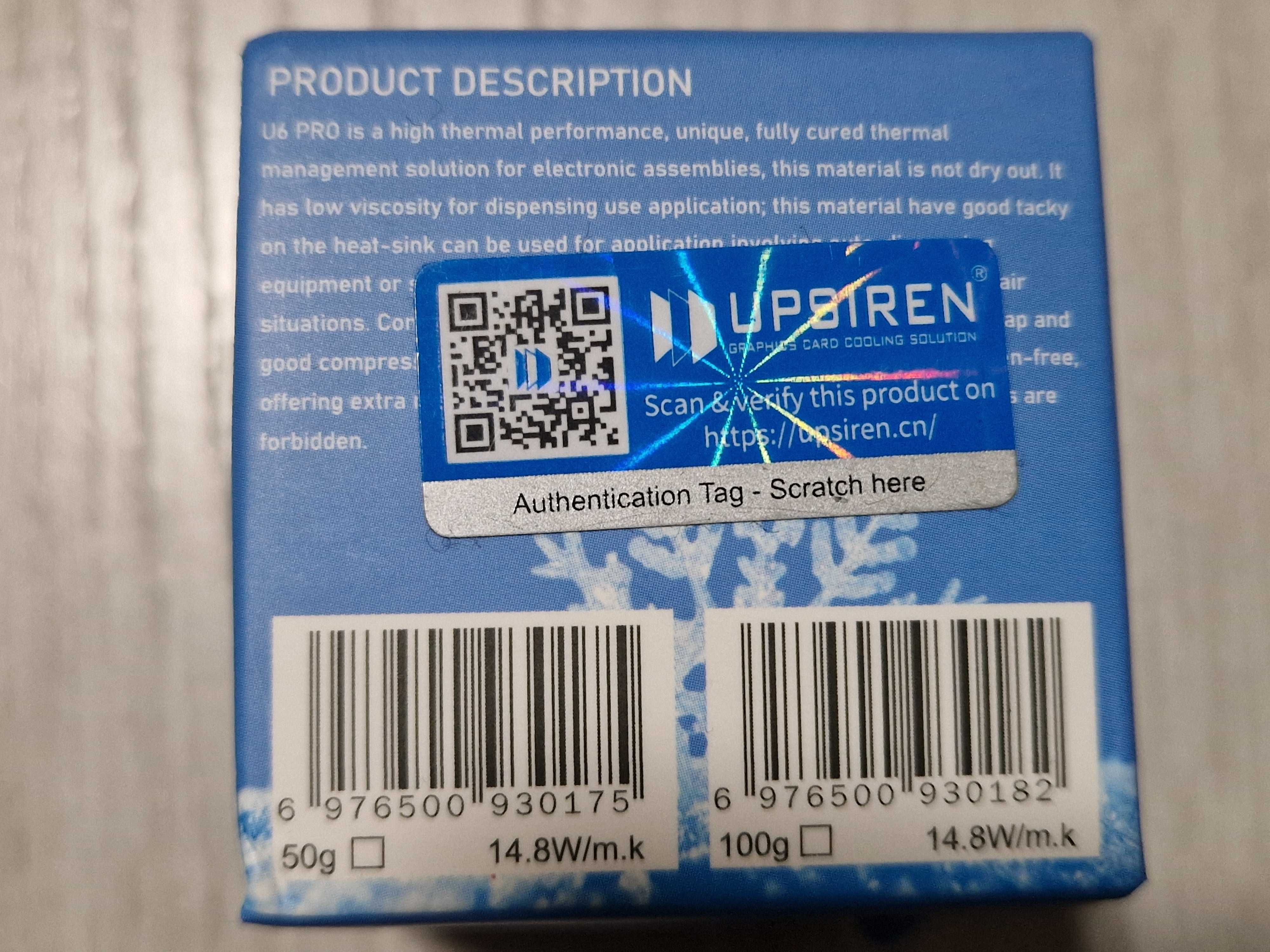 Szpachlówka termiczna Upsiren UTP-8 50g