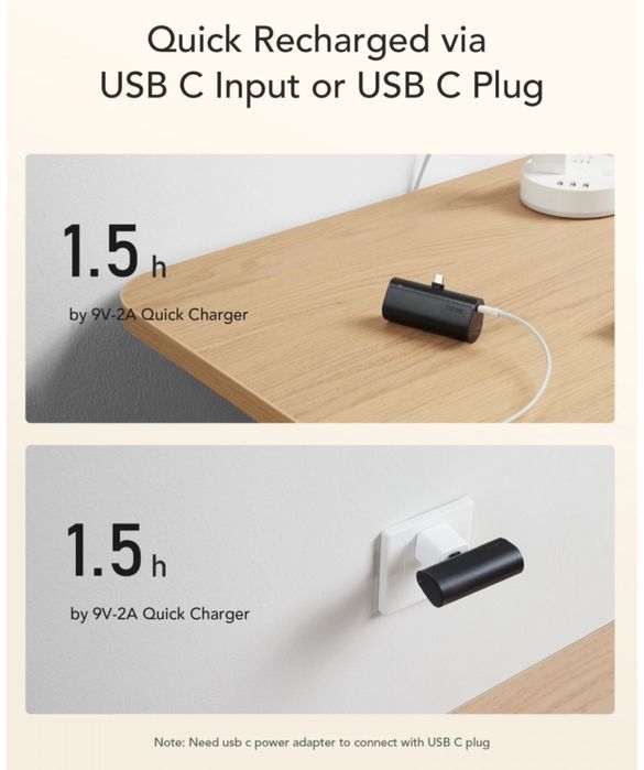 VEGER V0556 - 5000mAh Mini Power Bank