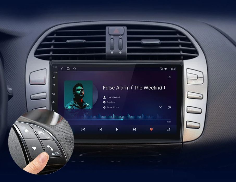 Radio dla Fiat Bravo 2007 - 2012 GPS CarPlay i Android Auto