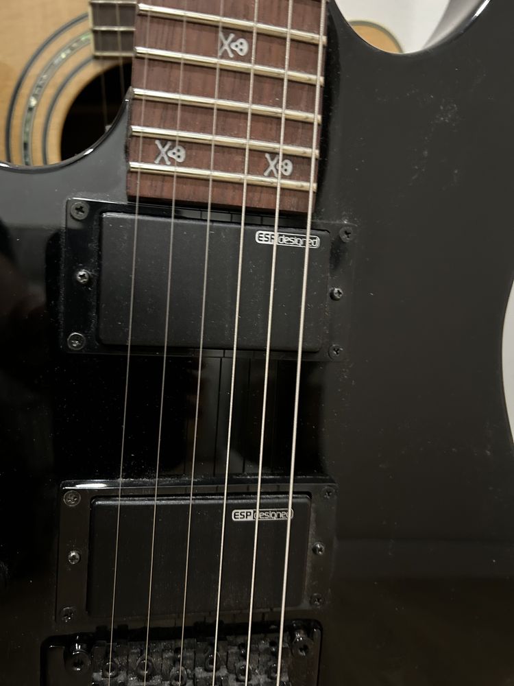 Guitarra elétrica LTD KM- 202 p/canhotos(left hand)