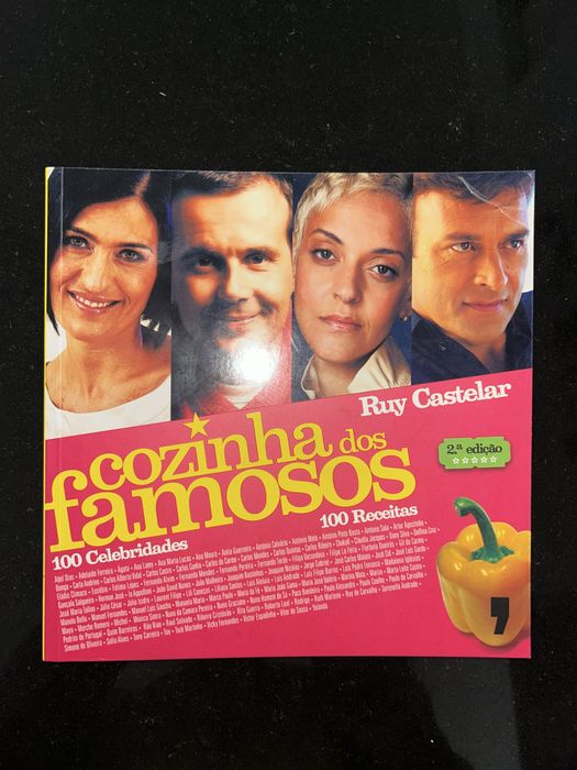 Livro receitas “ “Cozinha dos Famosos”