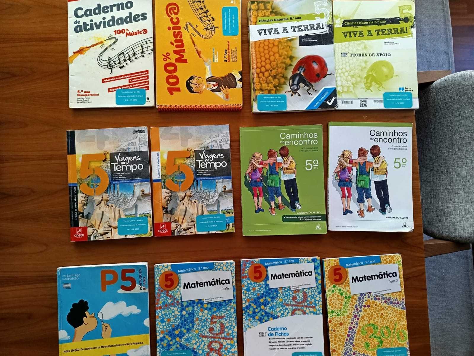 Manuais escolares 5º ano
