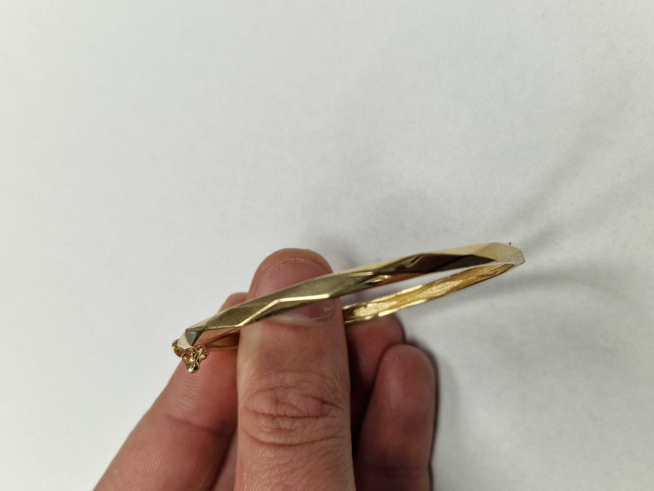 Złota bransoletka damska/ 585/ 7.11 gram/ od Apart/ Sztywna/ nowoczesn
