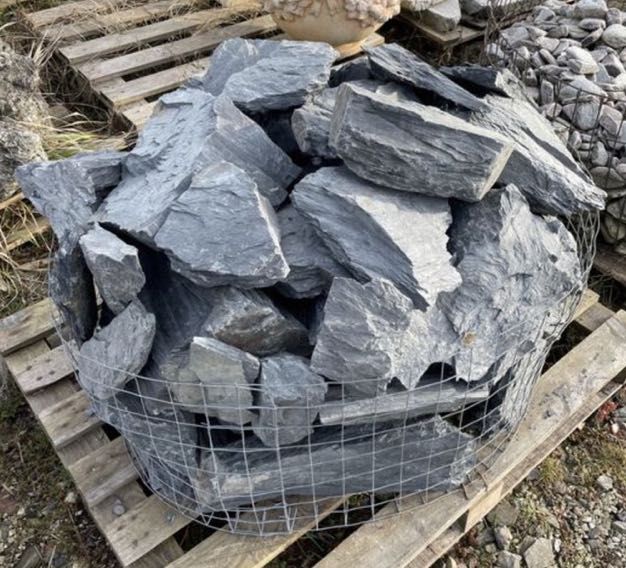 ŁUPEK FILITOWY Czarny Kamień do Akwarium Terrarium Malawi Tanganika