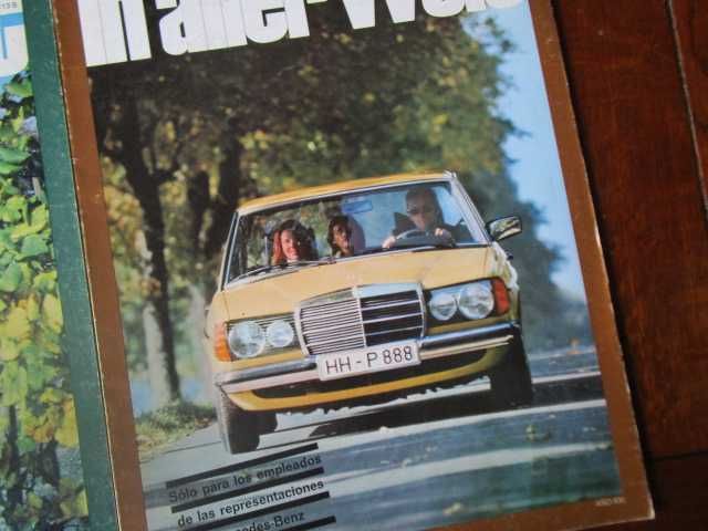 3 revistas vintage da Mercedes Benz