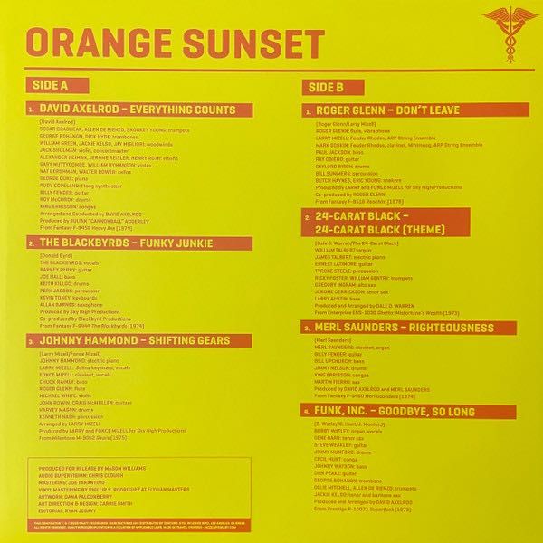 Jazz Dispensary: Orange Sunset. Vinyl, Record Store Day,  edit. ltd
