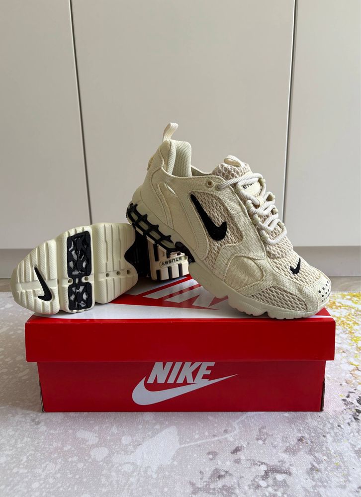 Кросівки Nike Air Zoom x Stussy Spiridon Cage 2 Fossil (36-45)