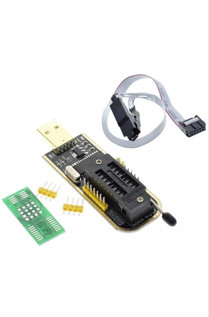 EEPROM Motherboard Flash CH341A USB Programador Test Clip