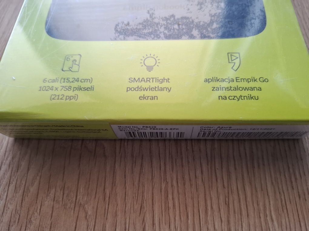 Czytnik Empik gobook pocketbook PB628 Azure