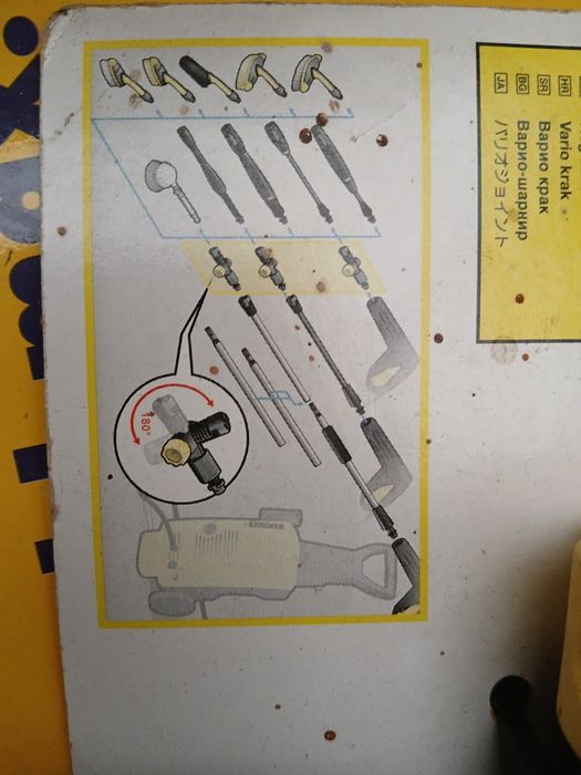 Do myjki ciśnieniowej przegub Vario