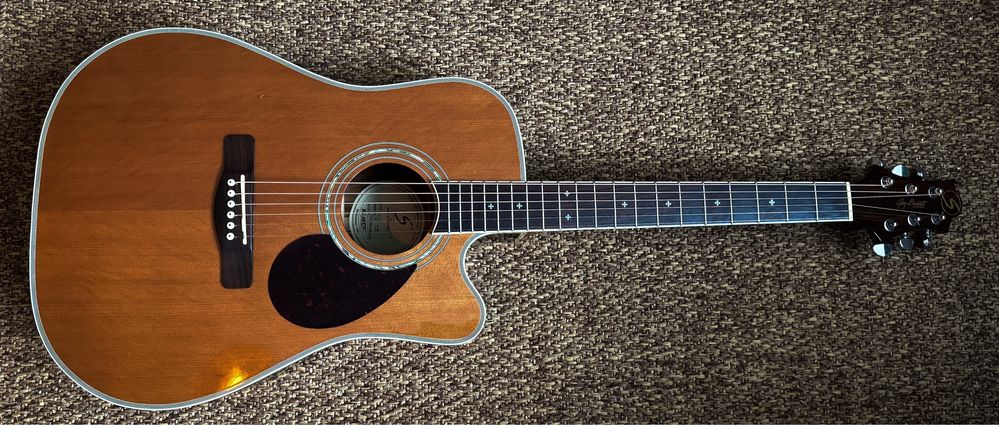 Gitara Elektro Akustyczna Samick D-7CE Greg Bennett Twady Case
