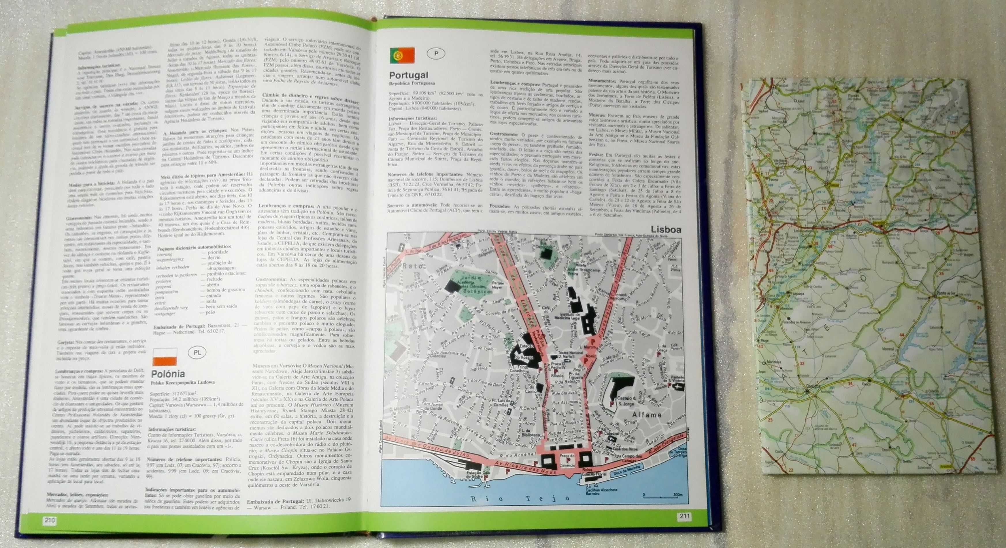 Livro Auto-Atlas Portugal, Espanha, Marrocos e Europa