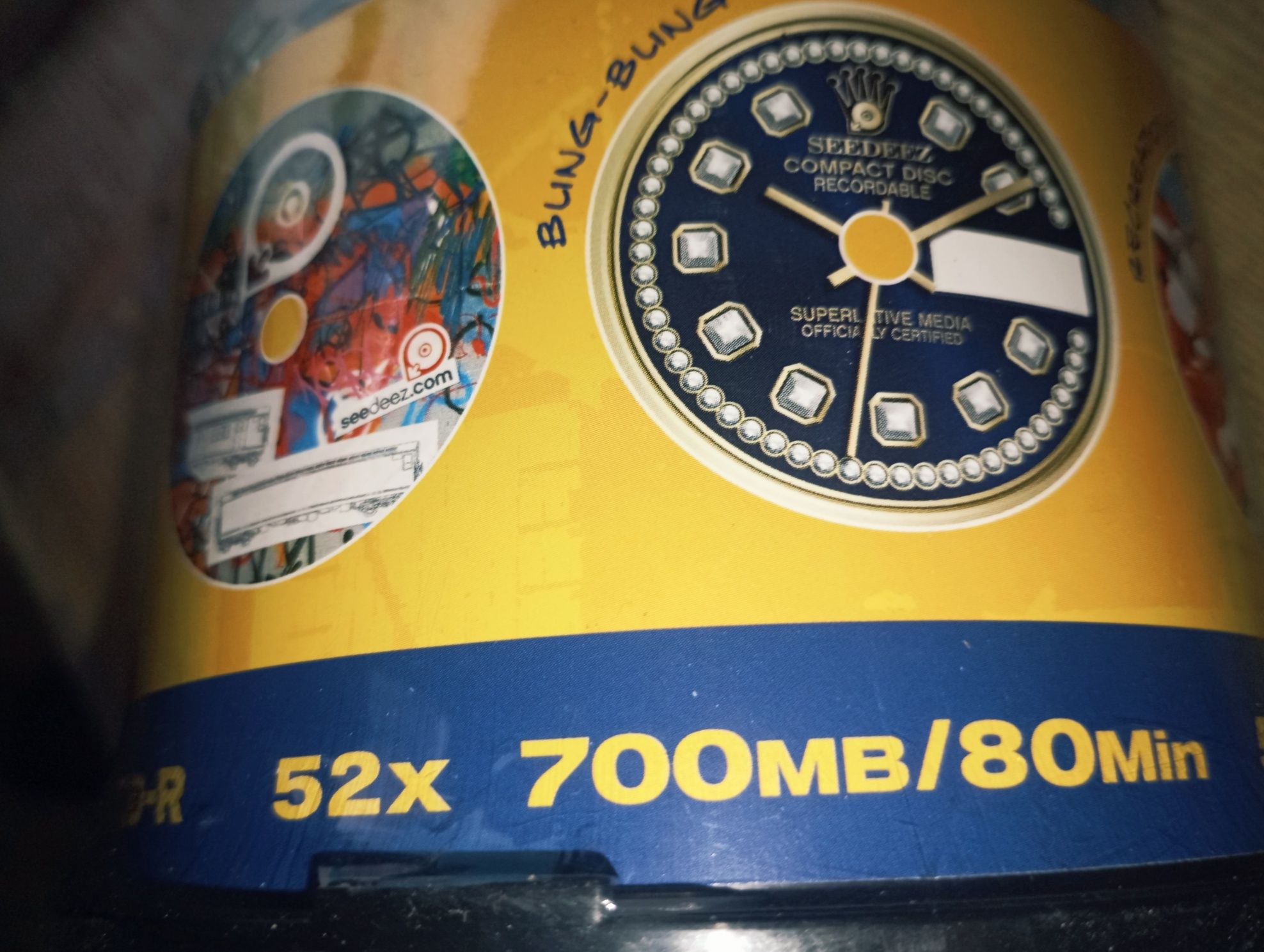 50 unidades/Cd-r 80 min preço econômico