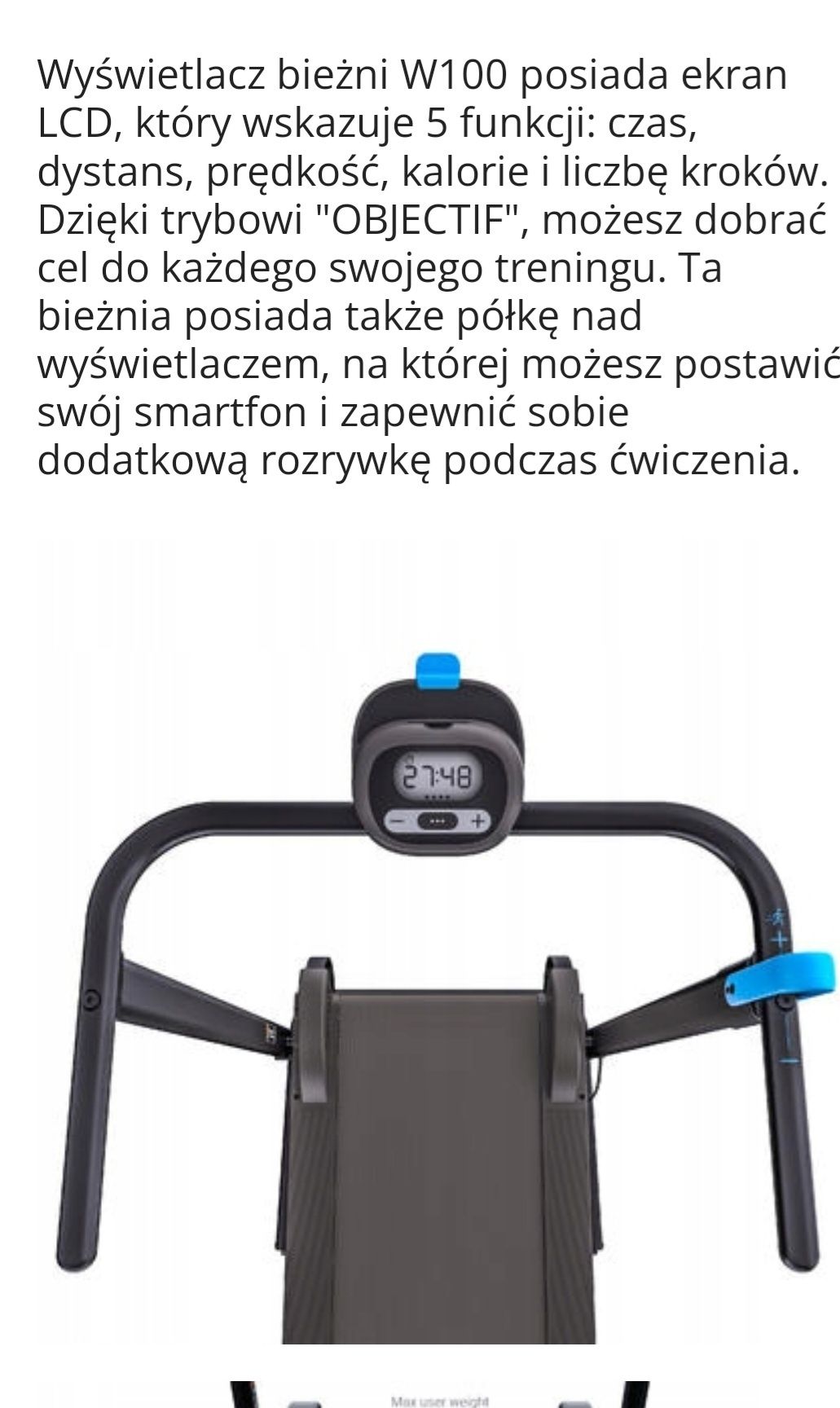 Bieżnia mechaniczna domyos jak nowa