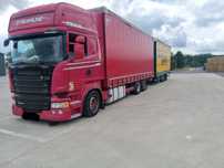 Scania R410 6x2 tandem zestaw jumbo