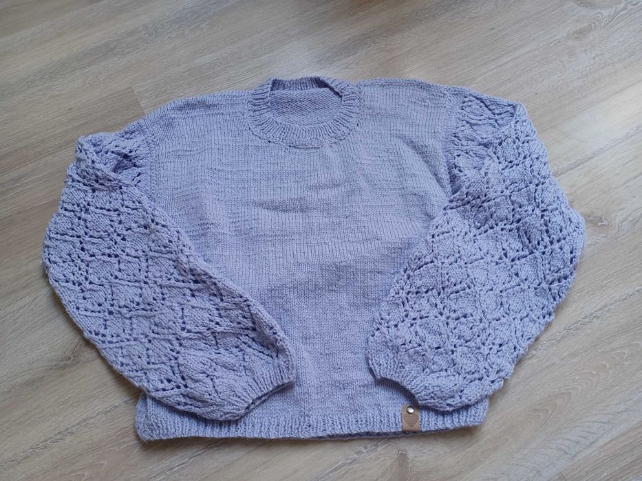 Sweter kardigan Liliowy