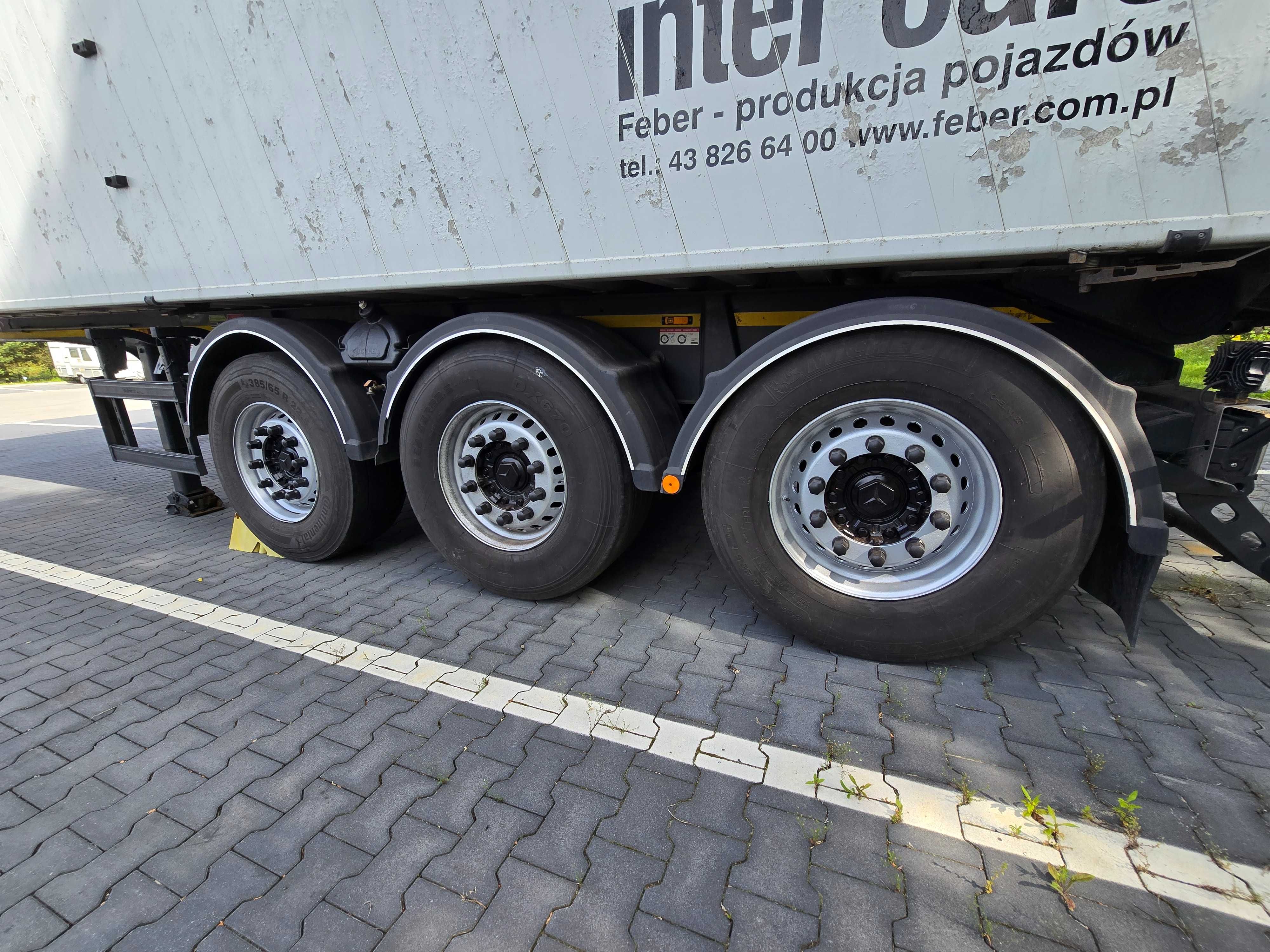 Naczepa wywrotka INTER CARS 45m3, klapodrzwi,zadbana,bezwypadkowa2015r