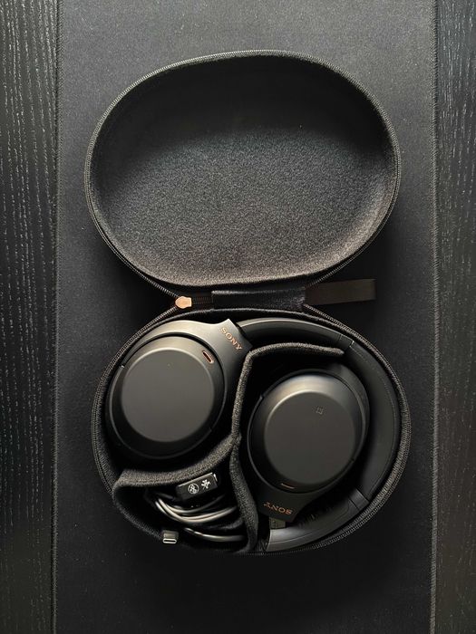Słuchawki nauszne SONY WH-1000XM4 ANC czarne