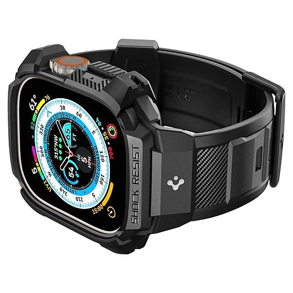 Spigen Rugged Armor "Pro" Apple Watch Ultra (49 Mm) Black
