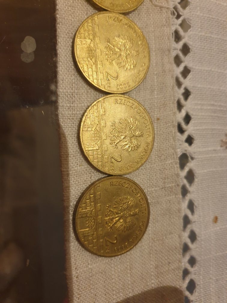 Różne monety 2 złote