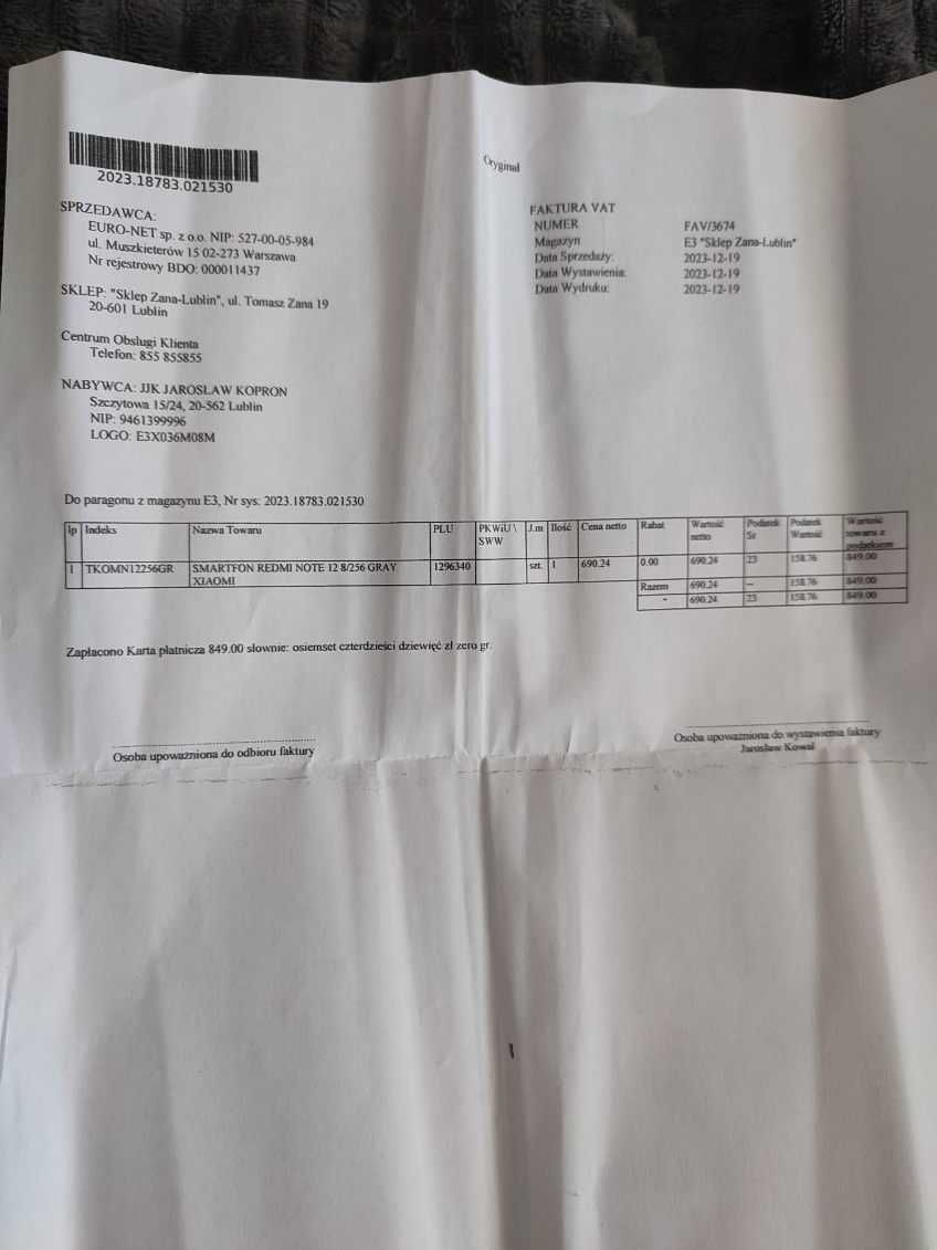 Xiaomi Redmi Note 12