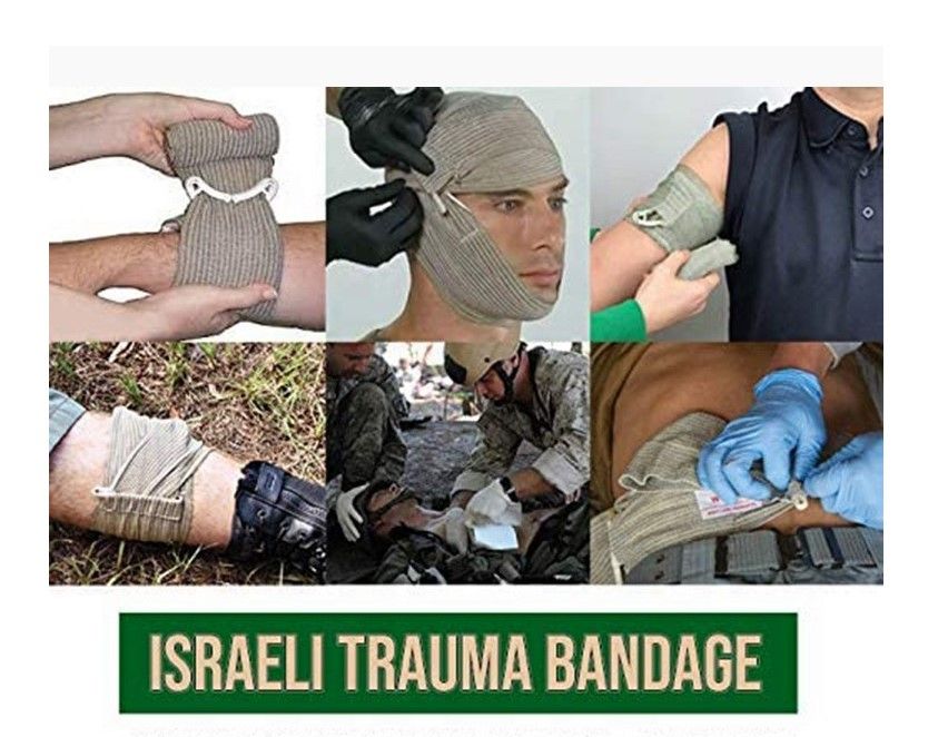 Bandaż - opatrunek indywidualny wojskowy, typu izraelski HELBO (HEL852
