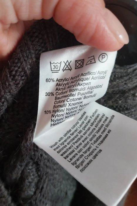 Vestido inverno | ICHI | castanho cinzento | Tamanho S | novo