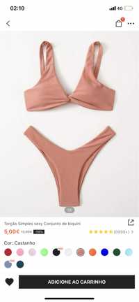 Bikini Rosa Shein