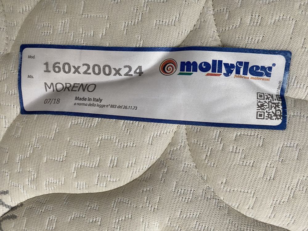 Materac 160 x 200 x 24 Moreno Mollyflex