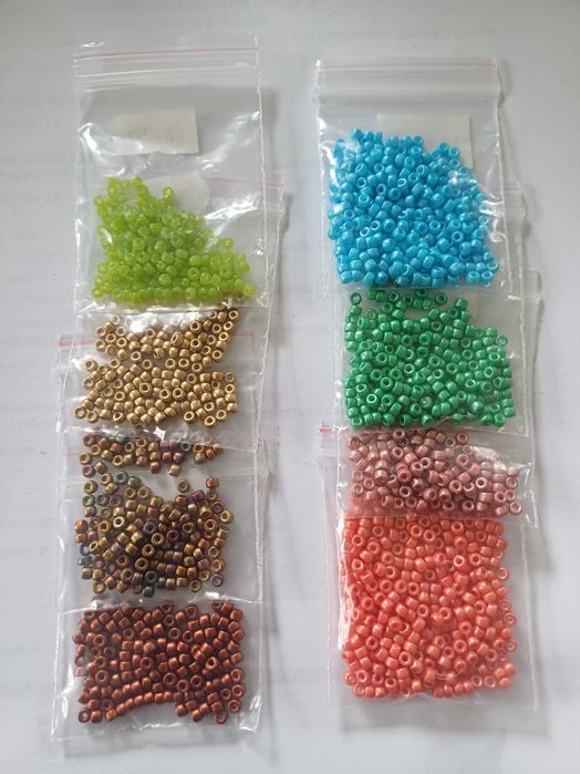 MATUBO szklane koraliki SEED BEADS 8/0 mix kolorów 45g MBMIX1